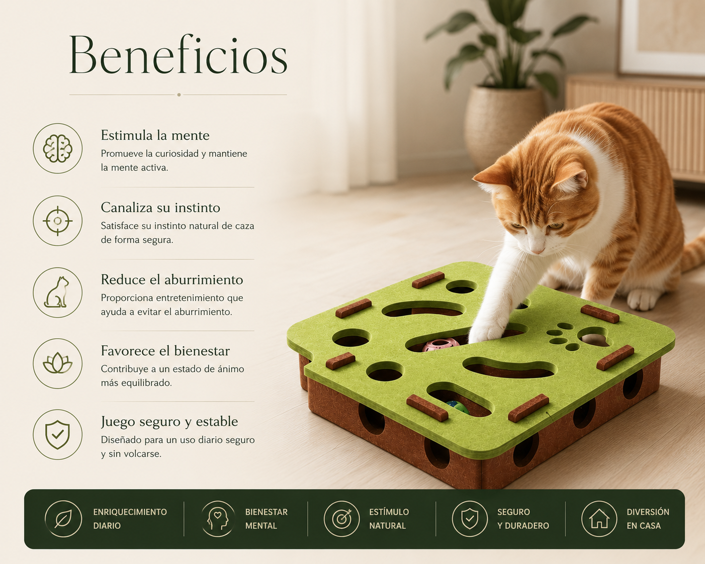 Puzzle felino interactivo