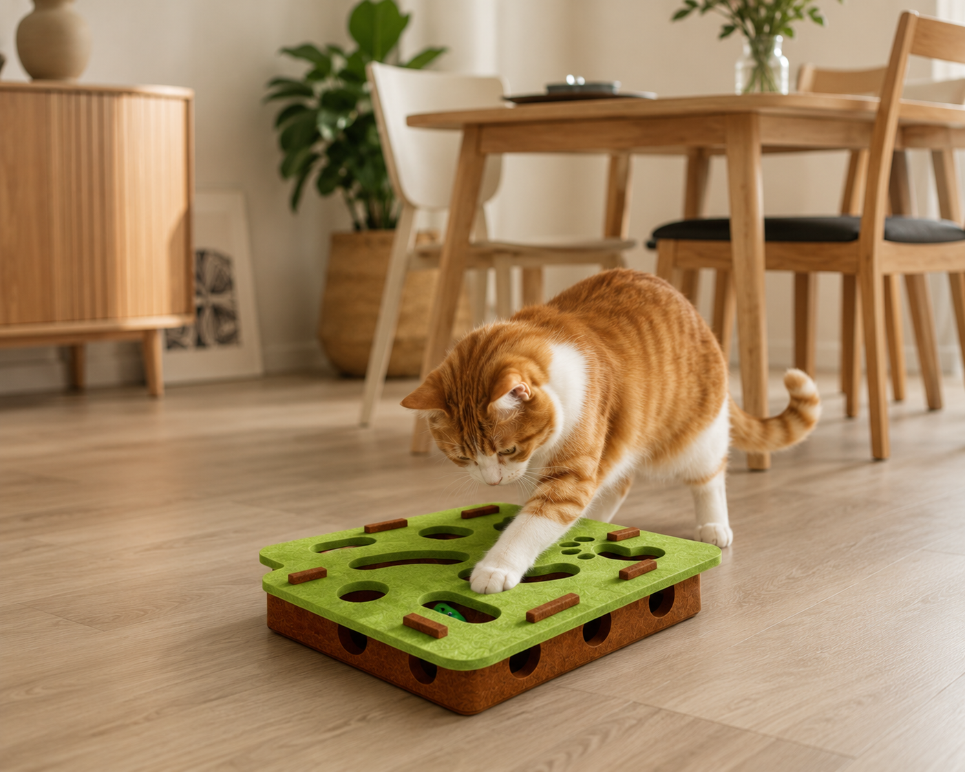 Puzzle felino interactivo
